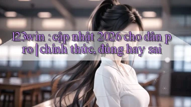 123win cập nhật 2026 cho dân pro chính thức, đúng hay sai