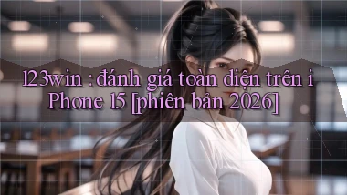 123win đánh giá toàn diện trên iPhone 15 [phiên bản 2026]