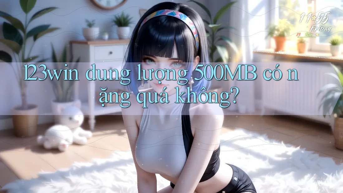 123win dung lượng 500MB có nặng quá không? 123win dung lượng 500MB có nặng quá không?