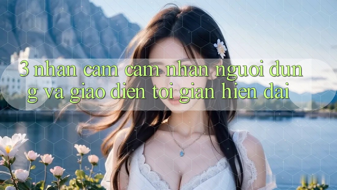 3. Nhận cảm cảm nhận Người Dùng Và Giao Diện Tối Giản, Hiện Đại 3. Nhận cảm cảm nhận Người Dùng Và Giao Diện Tối Giản, Hiện Đại