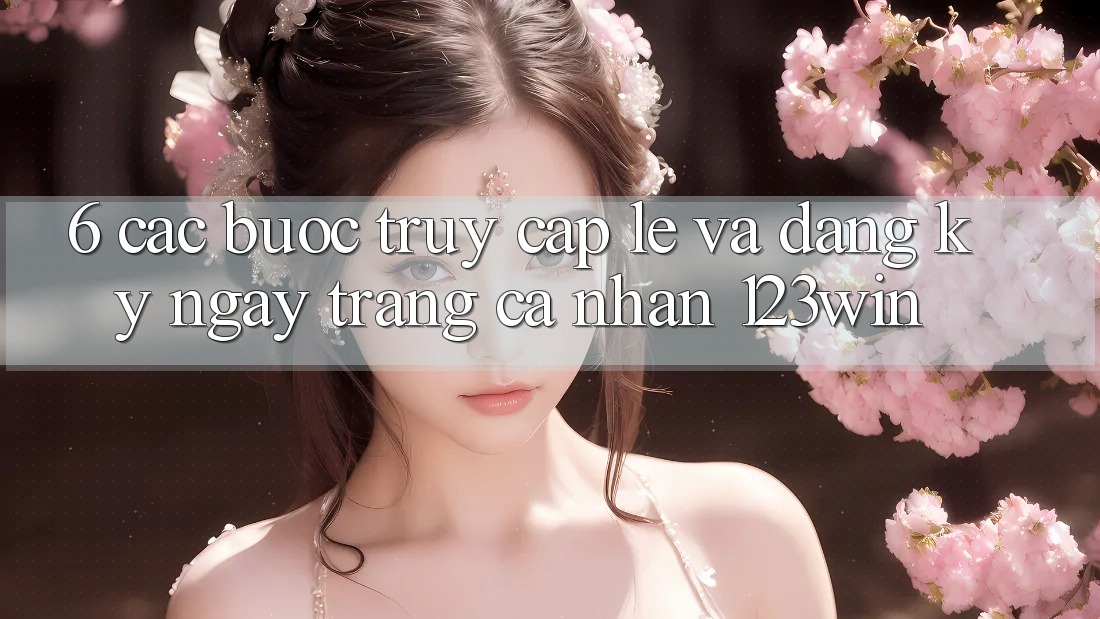 6. Các bước Truy Cập Lẹ Và Đăng ký ngay Trang cá nhân 123win 6. Các bước Truy Cập Lẹ Và Đăng ký ngay Trang cá nhân 123win