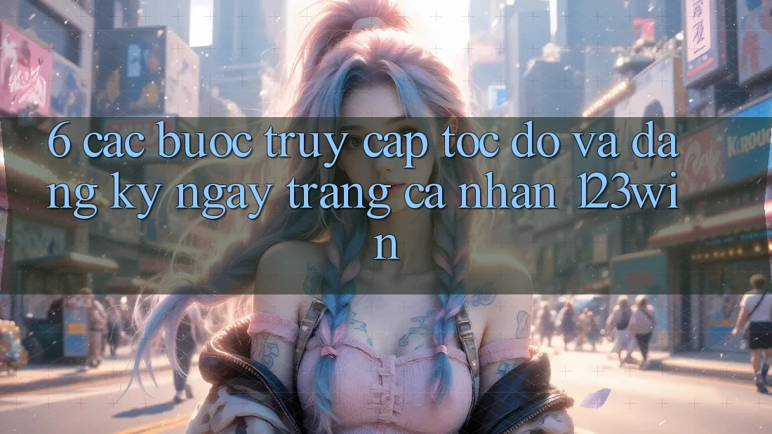 6. Các bước Truy Cập Tốc độ Và Đăng ký ngay Trang cá nhân 123win