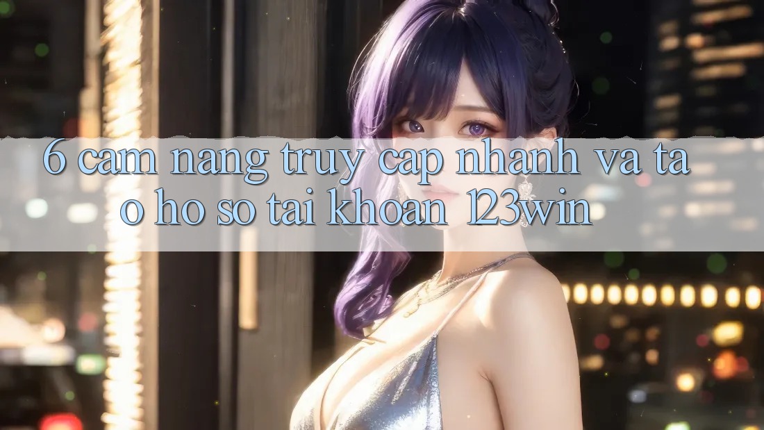6. Cẩm nang Truy Cập Nhanh Và Tạo hồ sơ Tài Khoản 123win 6. Cẩm nang Truy Cập Nhanh Và Tạo hồ sơ Tài Khoản 123win