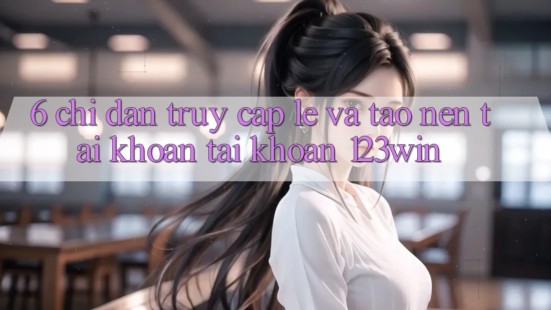 6. Chỉ dẫn Truy Cập Lẹ Và Tạo nên tài khoản Tài Khoản 123win