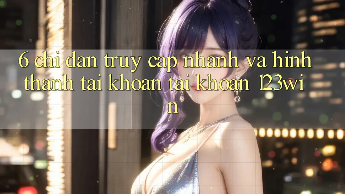 6. Chỉ dẫn Truy Cập Nhanh Và Hình thành tài khoản Tài Khoản 123win 6. Chỉ dẫn Truy Cập Nhanh Và Hình thành tài khoản Tài Khoản 123win