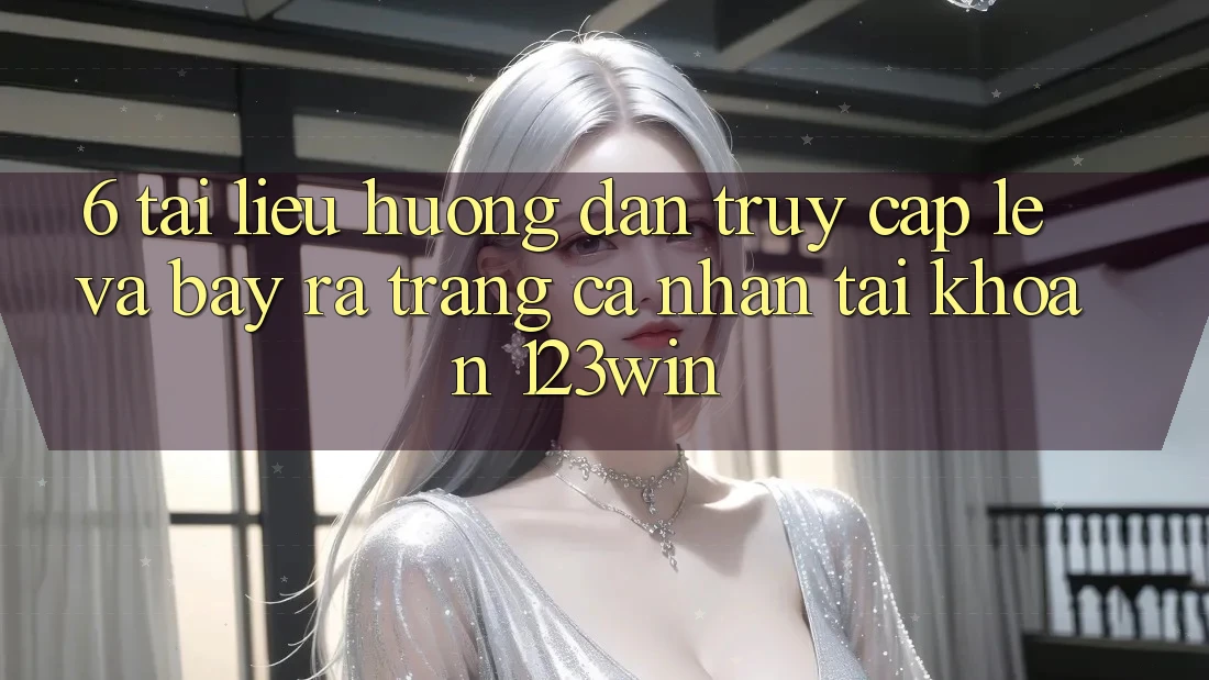 6. Tài liệu hướng dẫn Truy Cập Lẹ Và Bày ra trang cá nhân Tài Khoản 123win 6. Tài liệu hướng dẫn Truy Cập Lẹ Và Bày ra trang cá nhân Tài Khoản 123win