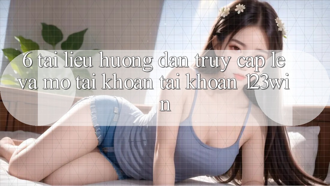 6. Tài liệu hướng dẫn Truy Cập Lẹ Và Mở tài khoản Tài Khoản 123win 6. Tài liệu hướng dẫn Truy Cập Lẹ Và Mở tài khoản Tài Khoản 123win