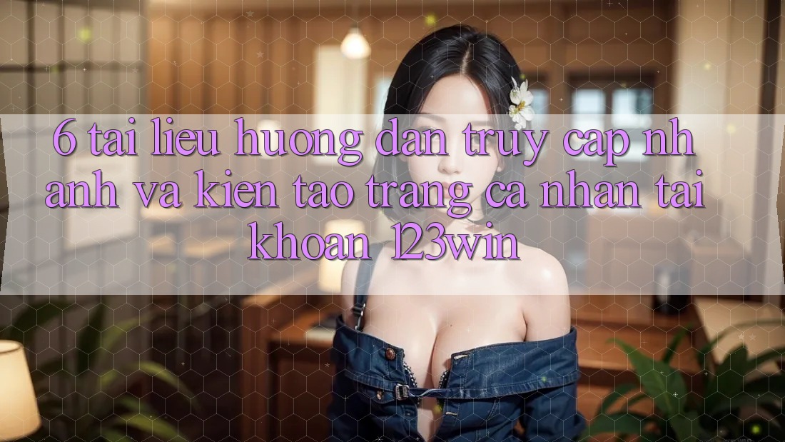6. Tài liệu hướng dẫn Truy Cập Nhanh Và Kiến tạo trang cá nhân Tài Khoản 123win 6. Tài liệu hướng dẫn Truy Cập Nhanh Và Kiến tạo trang cá nhân Tài Khoản 123win