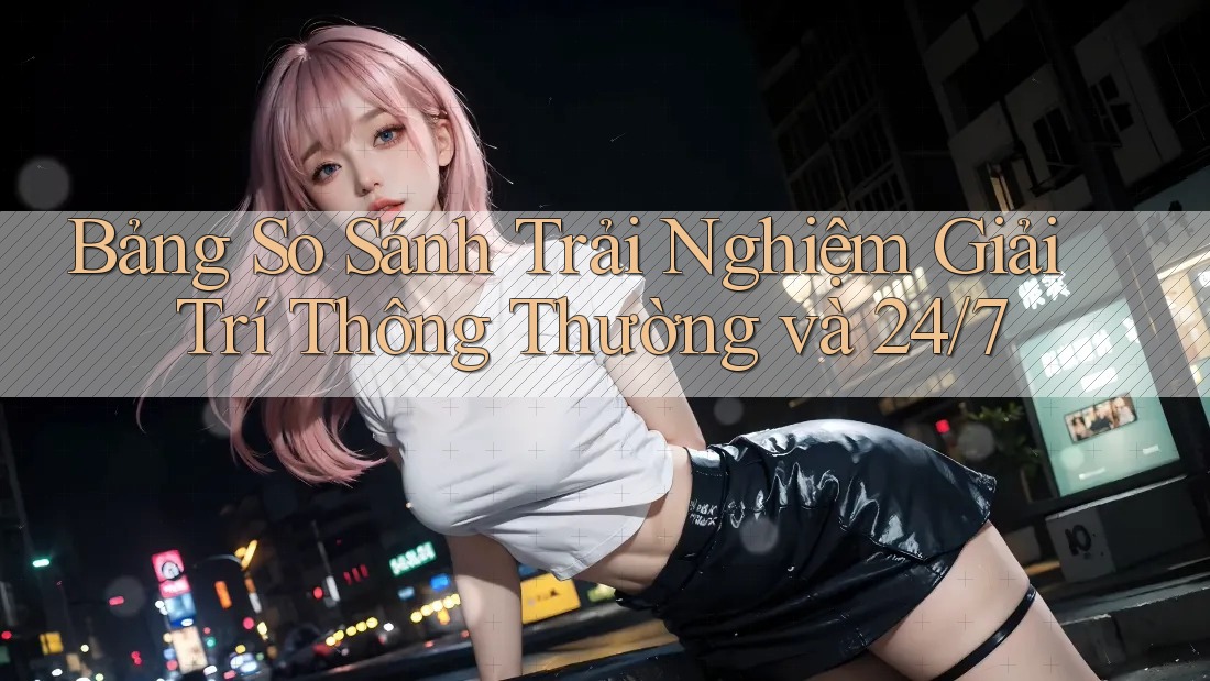 Bảng So Sánh Trải Nghiệm Giải Trí Thông Thường và 24/7 Bảng So Sánh Trải Nghiệm Giải Trí Thông Thường và 24/7