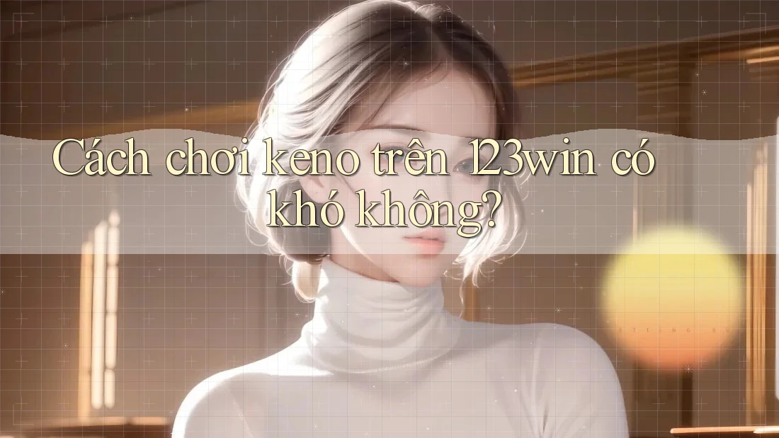 Cách chơi keno trên 123win có khó không?