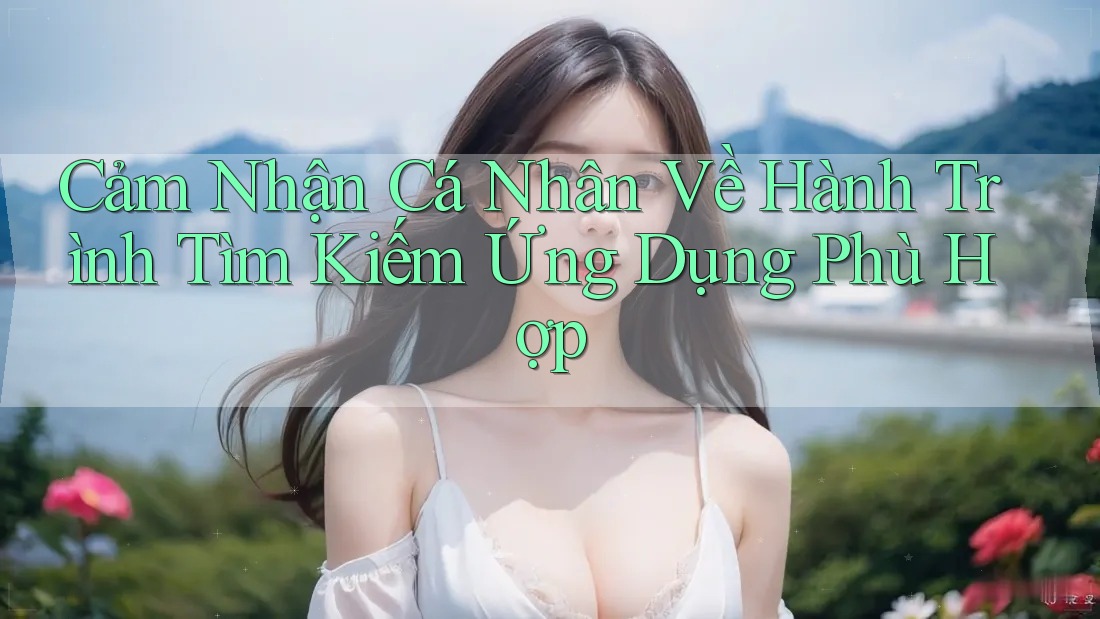 Cảm Nhận Cá Nhân Về Hành Trình Tìm Kiếm Ứng Dụng Phù Hợp Cảm Nhận Cá Nhân Về Hành Trình Tìm Kiếm Ứng Dụng Phù Hợp