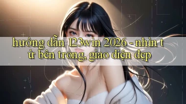 hướng dẫn 123win 2026   nhìn từ bên trong, giao diện đẹp