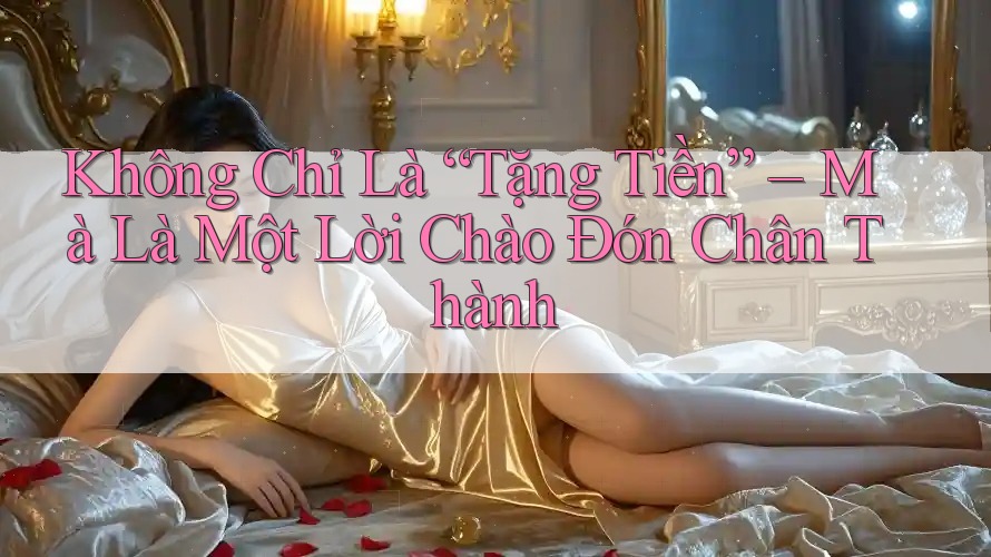 Không Chỉ Là “Tặng Tiền” – Mà Là Một Lời Chào Đón Chân Thành Không Chỉ Là “Tặng Tiền” – Mà Là Một Lời Chào Đón Chân Thành