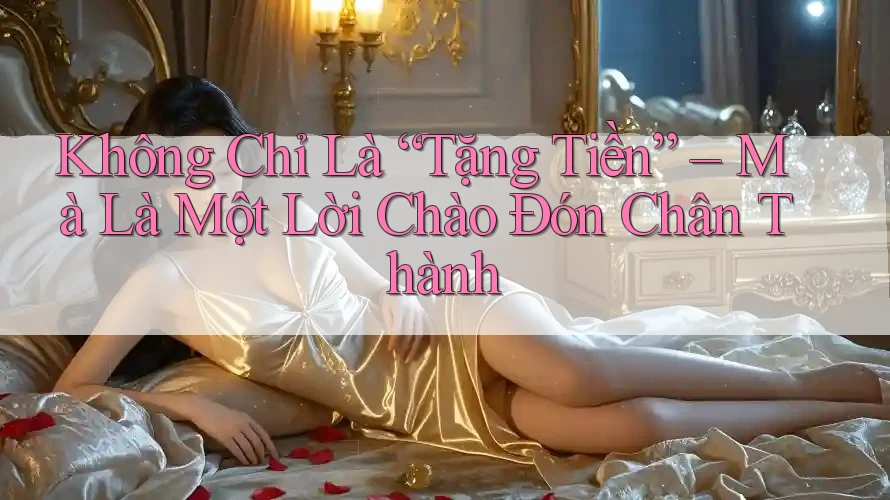 Không Chỉ Là “Tặng Tiền” – Mà Là Một Lời Chào Đón Chân Thành Không Chỉ Là “Tặng Tiền” – Mà Là Một Lời Chào Đón Chân Thành