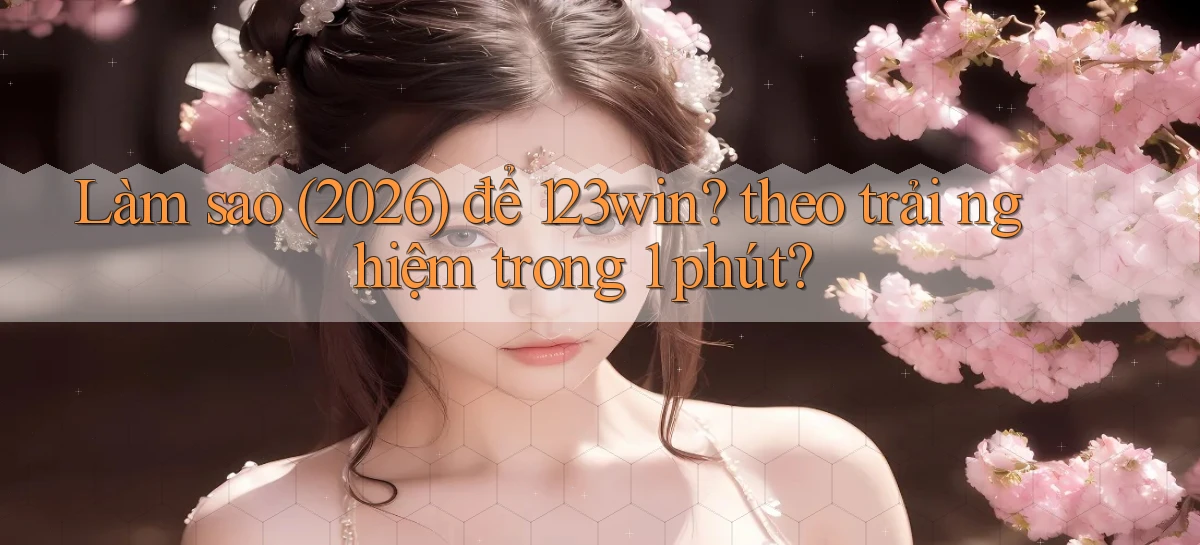 Làm sao (2026) để 123win theo trải nghiệm trong 1 phút