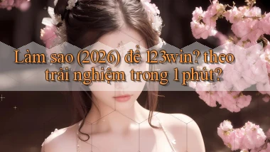 Làm sao (2026) để 123win theo trải nghiệm trong 1 phút