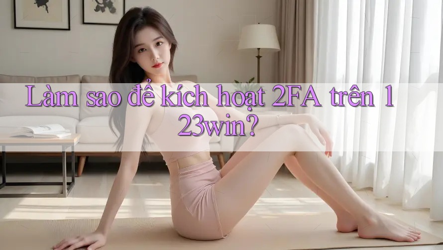 Làm sao để kích hoạt 2FA trên 123win? Làm sao để kích hoạt 2FA trên 123win?