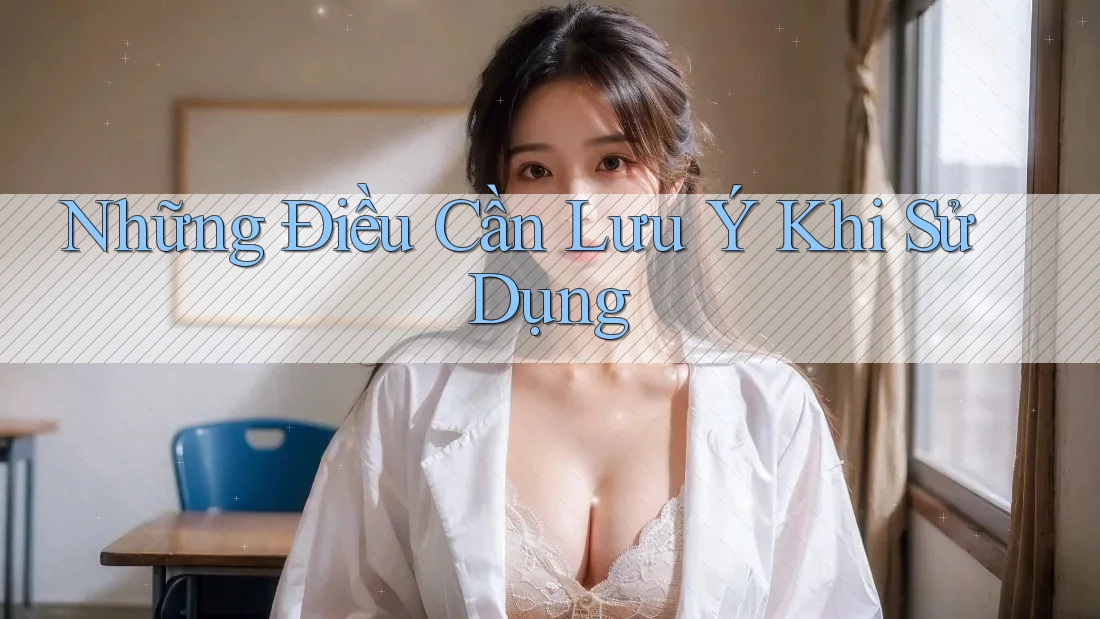 Những Điều Cần Lưu Ý Khi Sử Dụng Những Điều Cần Lưu Ý Khi Sử Dụng