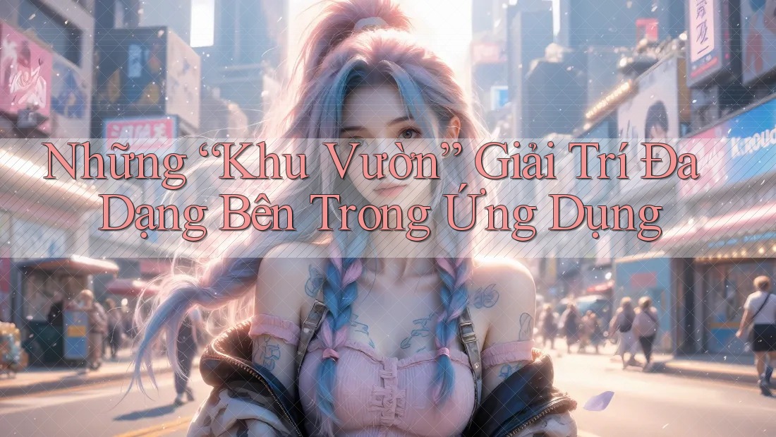 Những “Khu Vườn” Giải Trí Đa Dạng Bên Trong Ứng Dụng Những “Khu Vườn” Giải Trí Đa Dạng Bên Trong Ứng Dụng