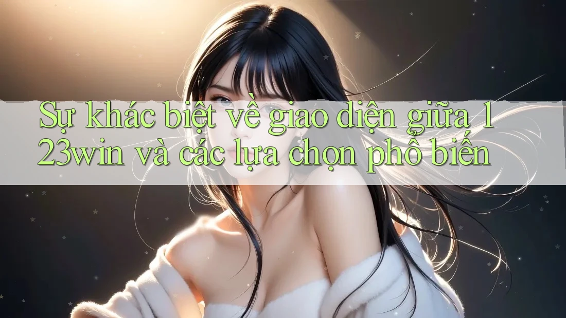 Sự khác biệt về giao diện giữa 123win và các lựa chọn phổ biến Sự khác biệt về giao diện giữa 123win và các lựa chọn phổ biến