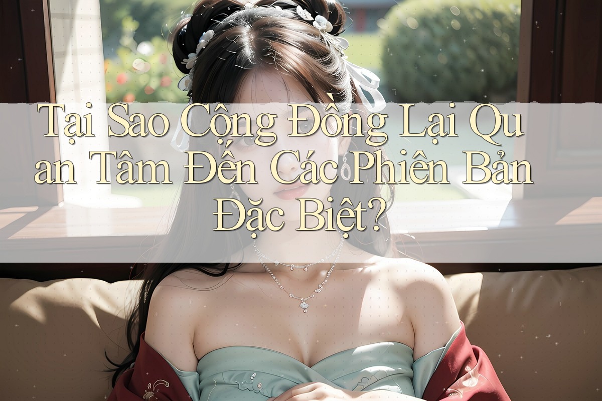 Tại Sao Cộng Đồng Lại Quan Tâm Đến Các Phiên Bản Đặc Biệt? Tại Sao Cộng Đồng Lại Quan Tâm Đến Các Phiên Bản Đặc Biệt?