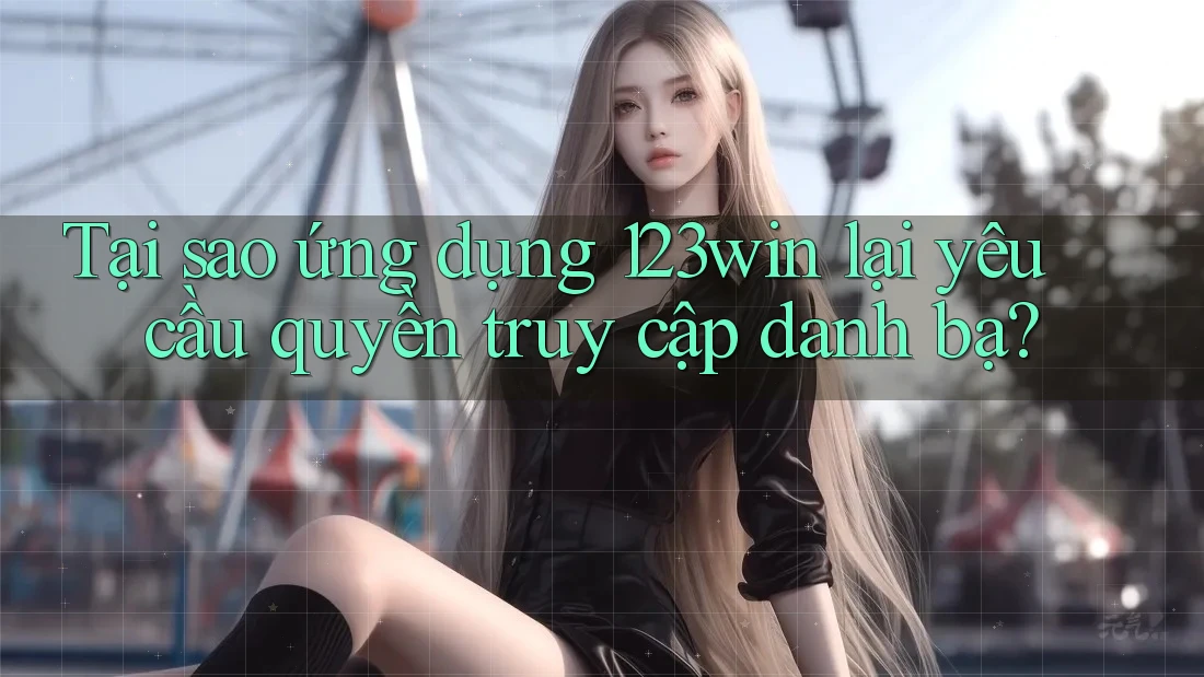 Tại sao ứng dụng 123win lại yêu cầu quyền truy cập danh bạ?