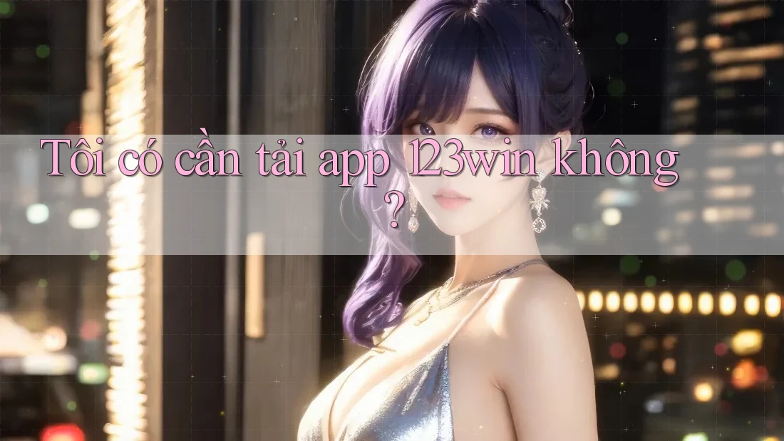 Tôi có cần tải app 123win không?