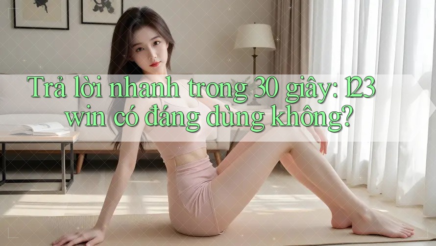 Trả lời nhanh trong 30 giây: 123win có đáng dùng không?