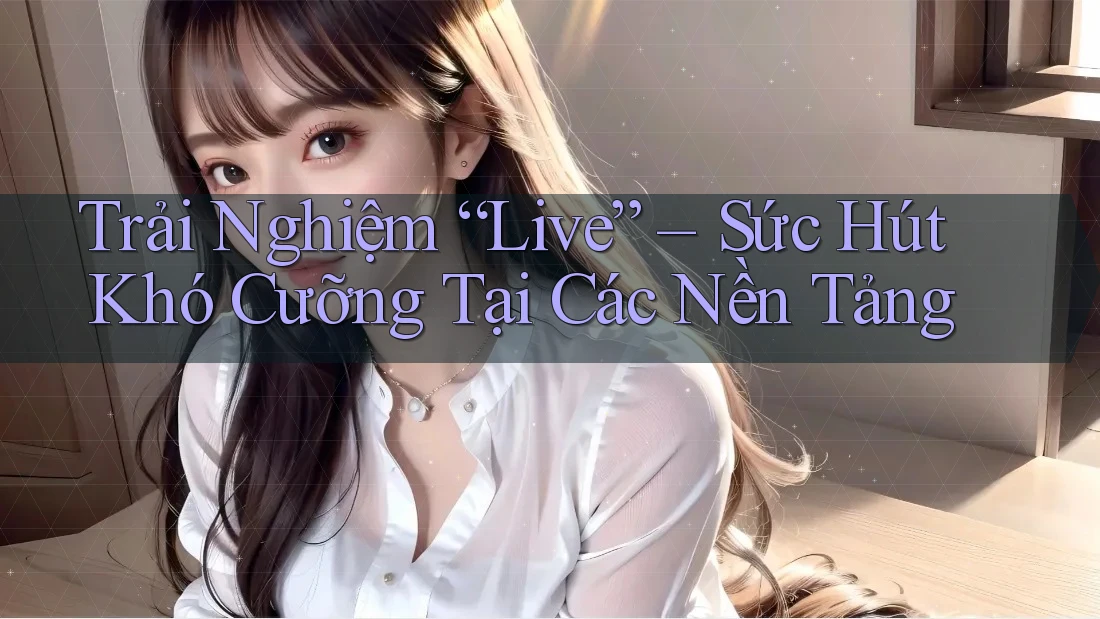 Trải Nghiệm “Live” – Sức Hút Khó Cưỡng Tại Các Nền Tảng Trải Nghiệm “Live” – Sức Hút Khó Cưỡng Tại Các Nền Tảng