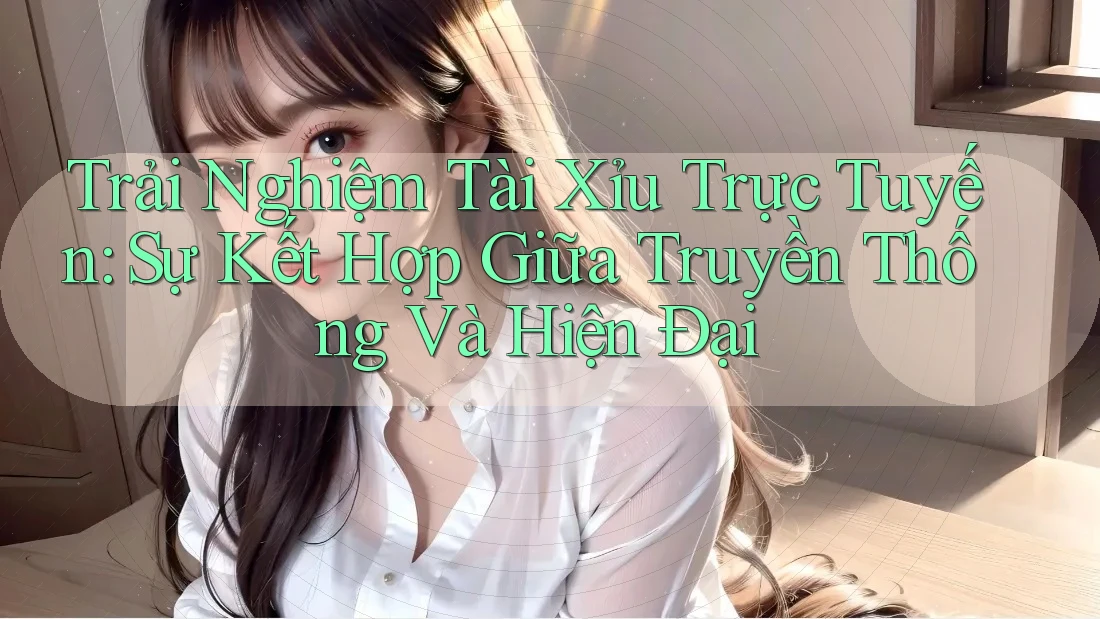 Trải Nghiệm Tài Xỉu Trực Tuyến: Sự Kết Hợp Giữa Truyền Thống Và Hiện Đại Trải Nghiệm Tài Xỉu Trực Tuyến: Sự Kết Hợp Giữa Truyền Thống Và Hiện Đại