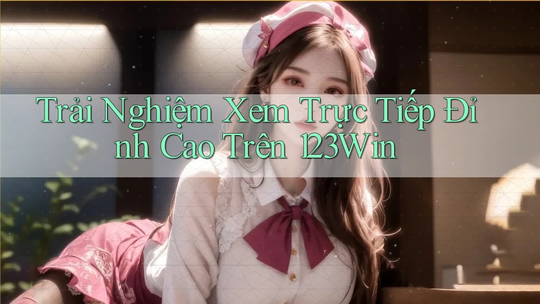 Trải Nghiệm Xem Trực Tiếp Đỉnh Cao Trên 123Win Trải Nghiệm Xem Trực Tiếp Đỉnh Cao Trên 123Win