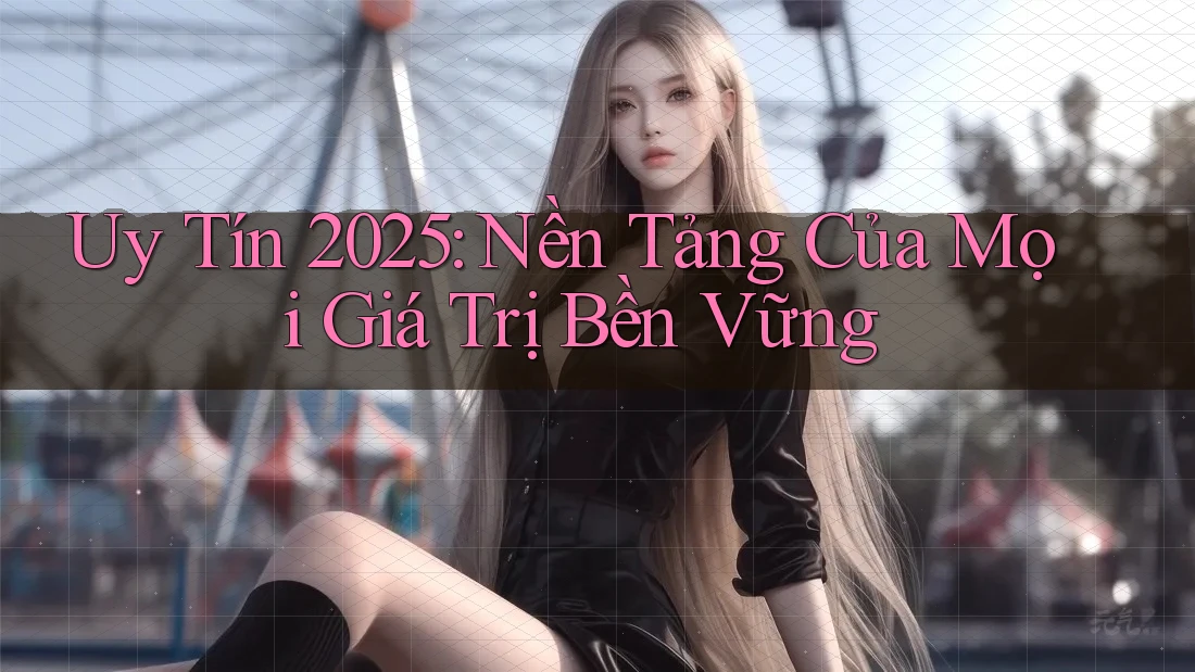 Uy Tín 2025: Nền Tảng Của Mọi Giá Trị Bền Vững