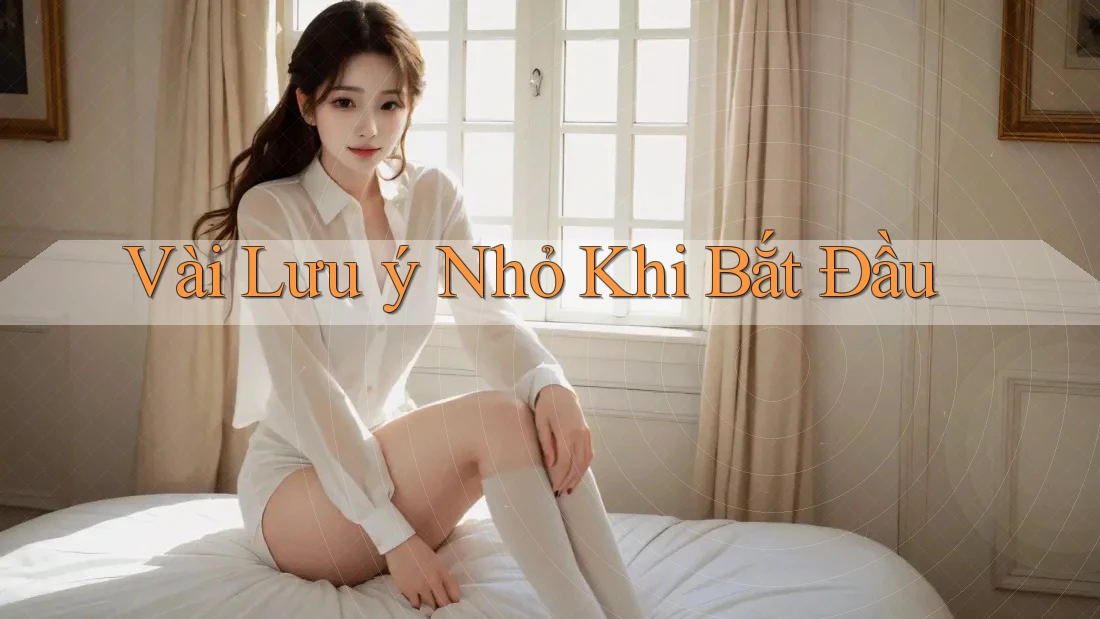 Vài Lưu ý Nhỏ Khi Bắt Đầu Vài Lưu ý Nhỏ Khi Bắt Đầu