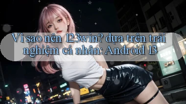 Vì sao nên 123win dựa trên trải nghiệm cá nhân Android 13